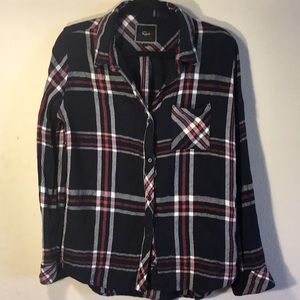 Rails Plaid Button-down Flannel Size L